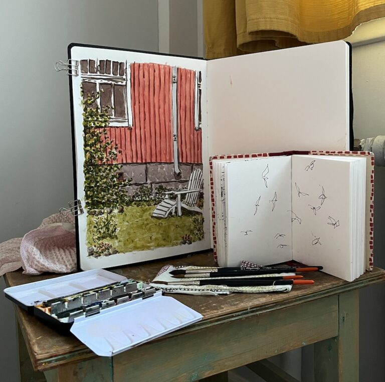 Maalausmuistoja kesältä