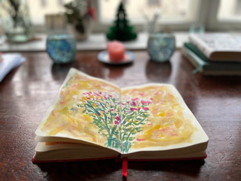 Luonnoskirja täynnä iloa