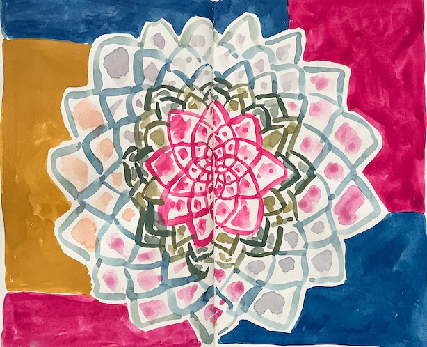 Maalattu mandala