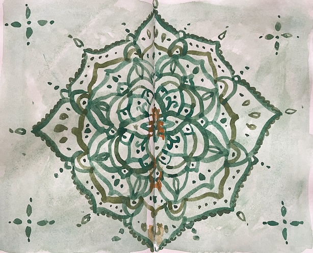 Maalattu mandala