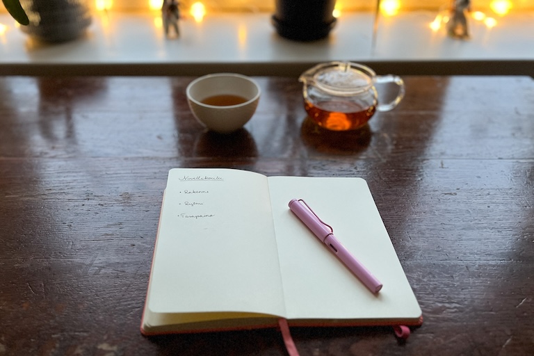 Novellikoulu: Rakenne, rytmi ja tasapaino